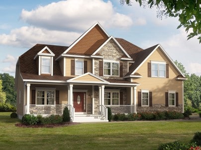 Rendering of Exterior of Hanifin Home
