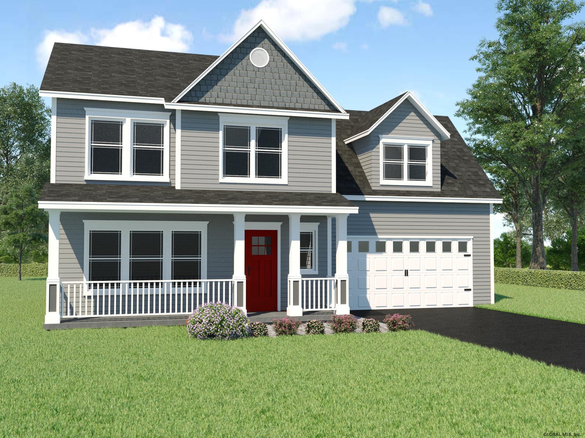 Rendering of gray colonial