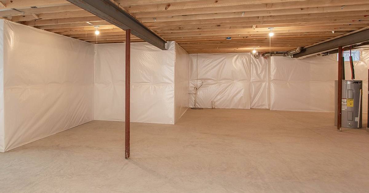a finished basement