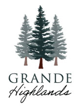 3 evergreen trees and grande highland words