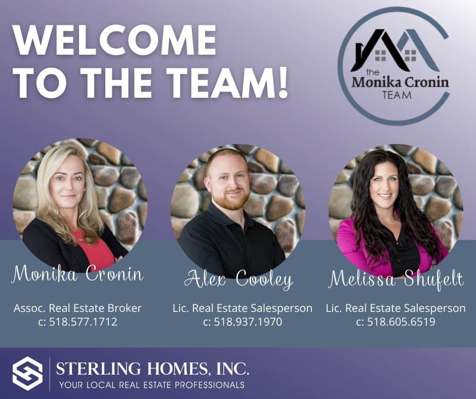 The Monika Cronin Team Joins Sterling Homes, Inc.